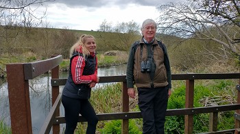 Peter Marren with Sue